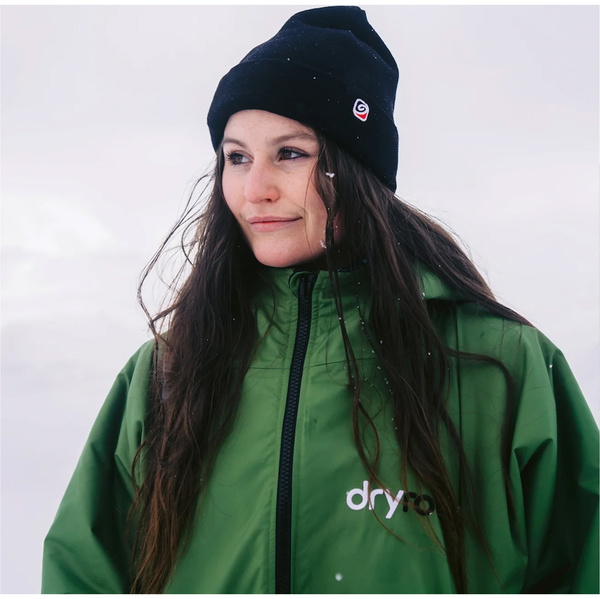 2026 Dryrobe 100% Recycled Polyester Beanie V3DRPB2 - Black